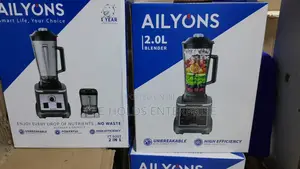 Ailyons 2 in 1 Commercial Blender - 2000w With Grinder, 2 Litres