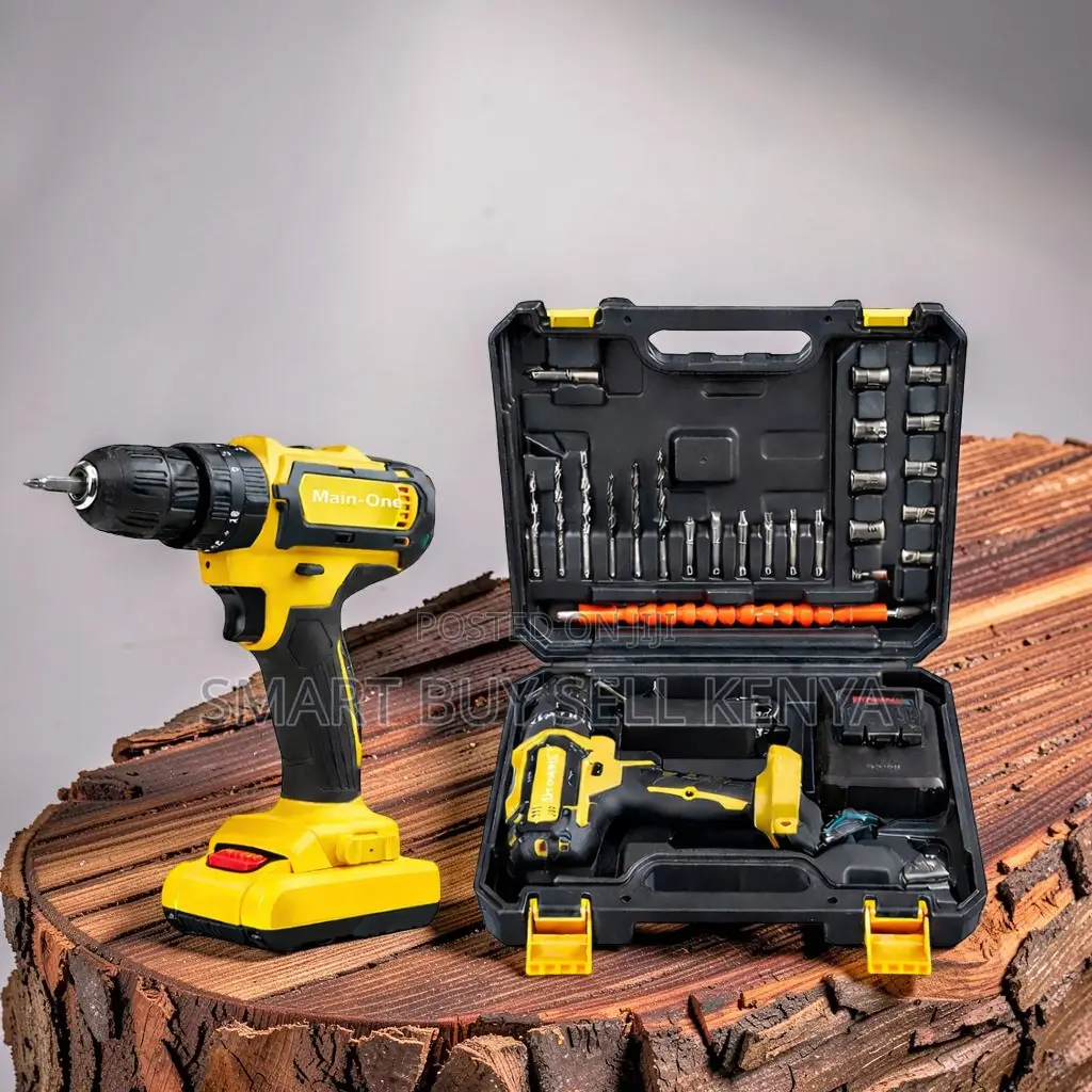 Brushless Motor Option Cordless Drill Drilling and Impact Functions