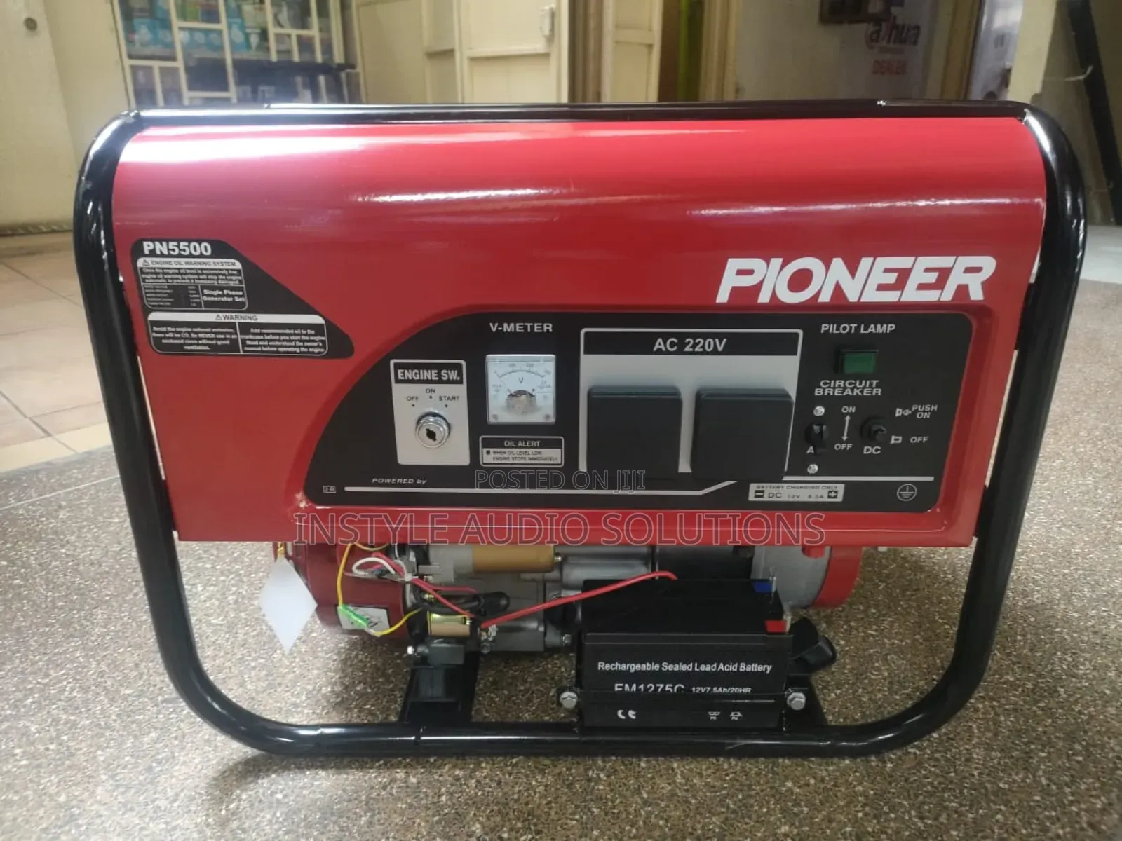 Pioneer 5.5kva (5500w) Petrol Engine Keystart Generator
