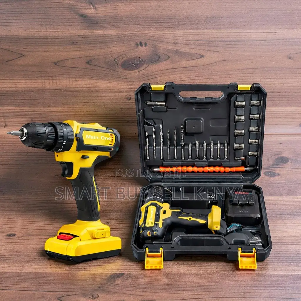 Strong Housing Cordless Drill With Drilling and Impact Functions