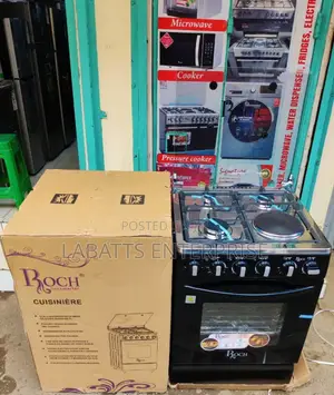 Roch Standing Cooker 50x55, 3gas+1electric, Electric Oven, Jet Burners