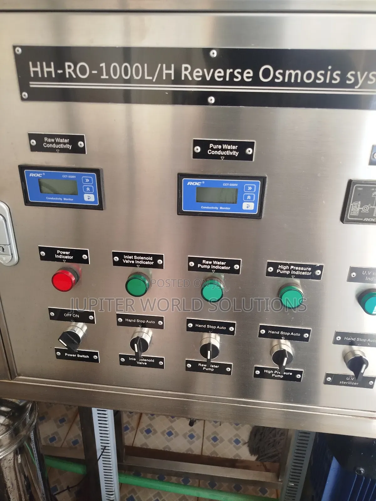 1000 Liters Per Hour Reverse Osmosis Systems Co