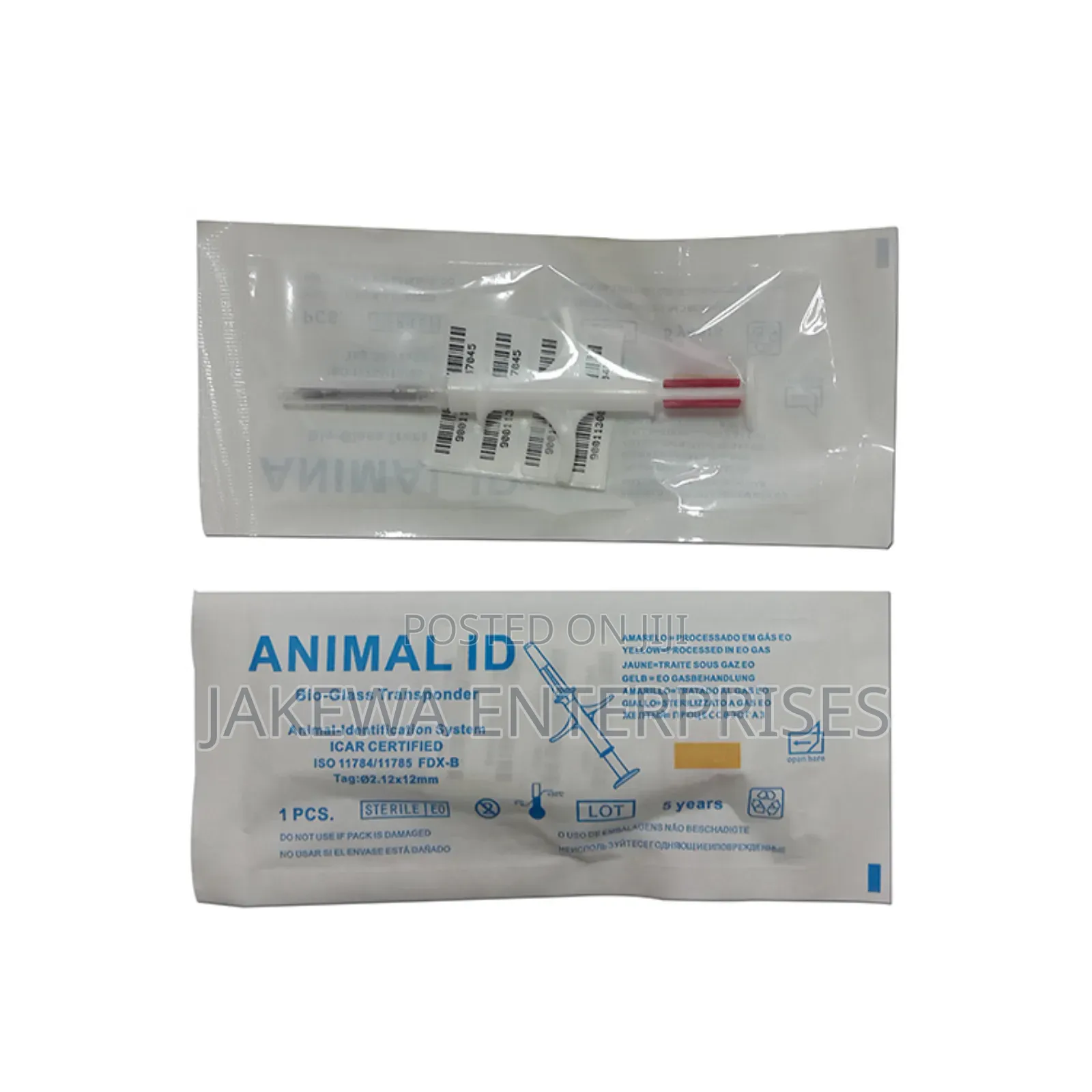 FDX-B Microchip Rfid Tag for Pets Dog Cat Horse Microchipping