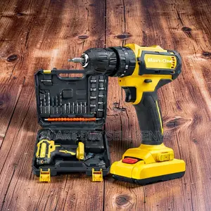 Low Noise Operation Cordless Drill With Drilling and Impact Functions