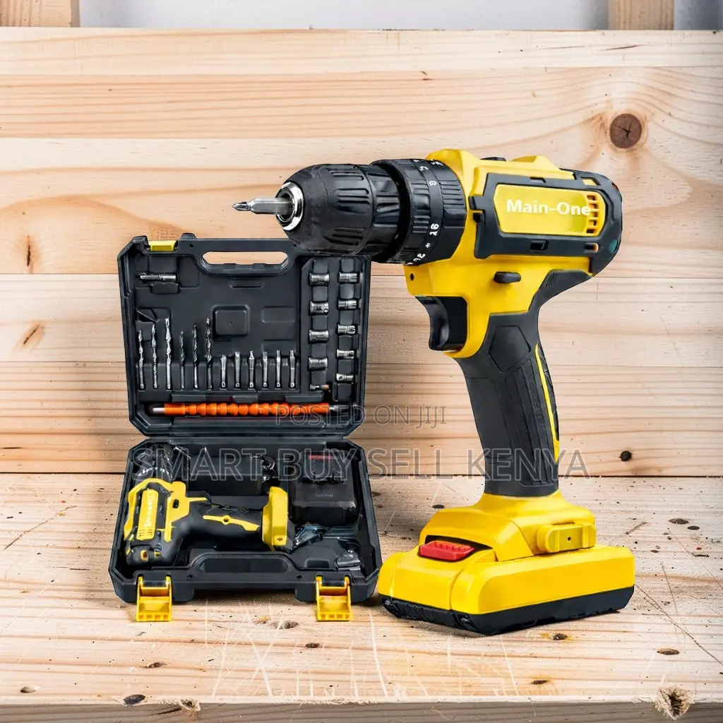 Drill Mode for Wood Cordless Drill With Drilling and Impact Functions