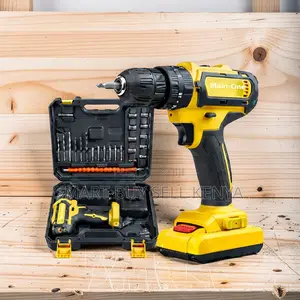 Drill Mode for Wood Cordless Drill With Drilling and Impact Functions