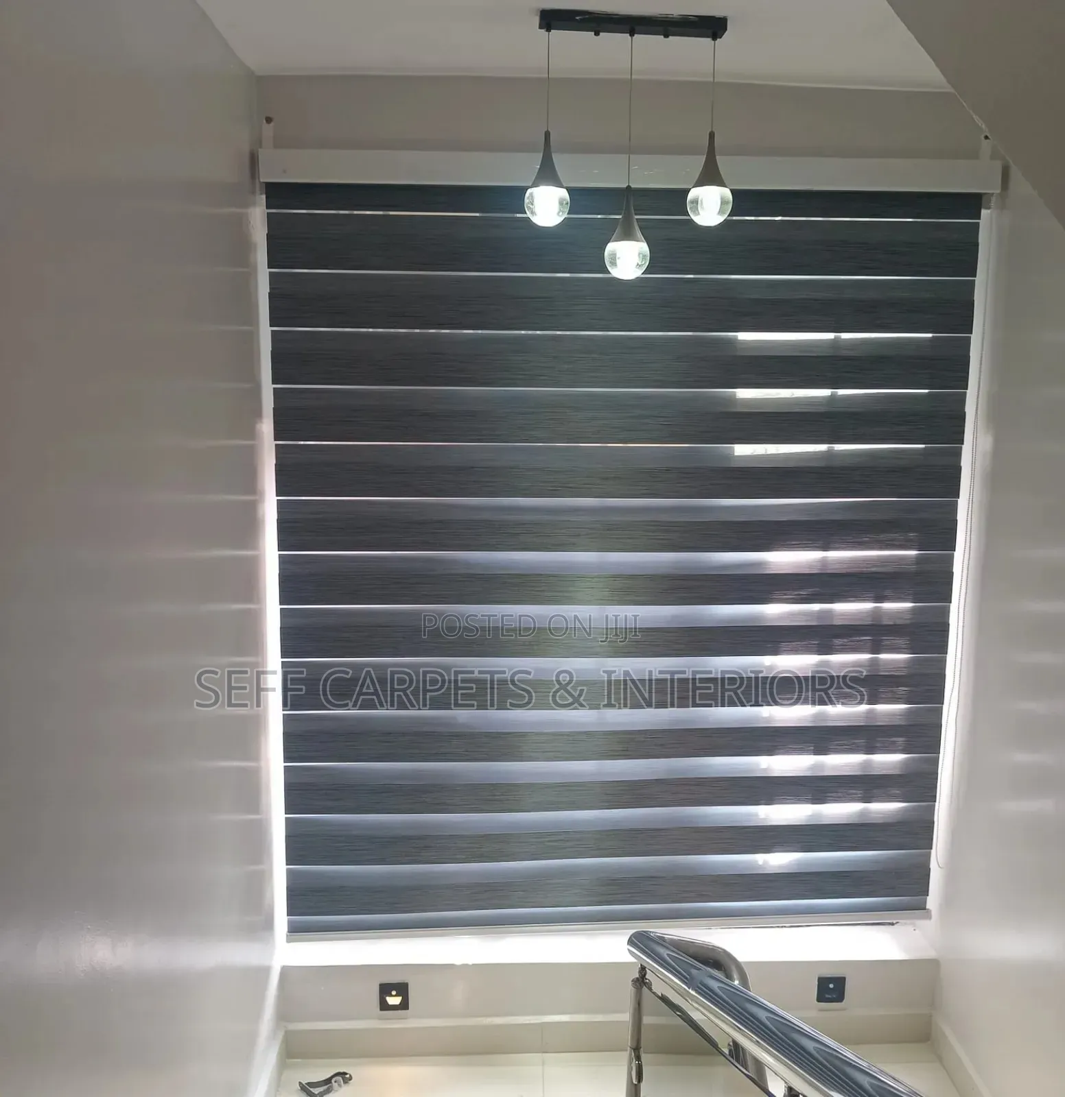 Grey Window Blinds