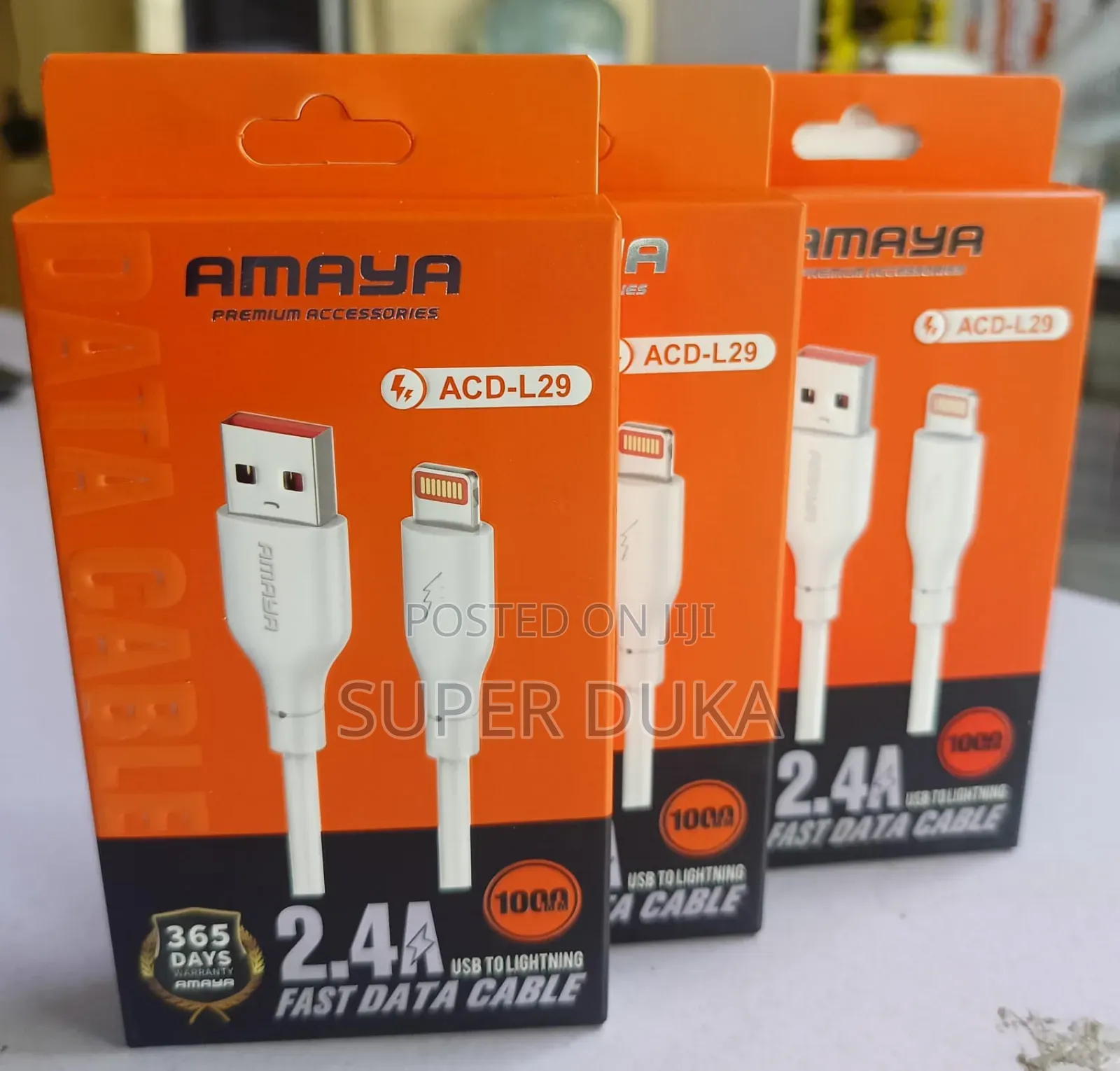 Amaya Usb to Lightning Cable, iPhone Cable.