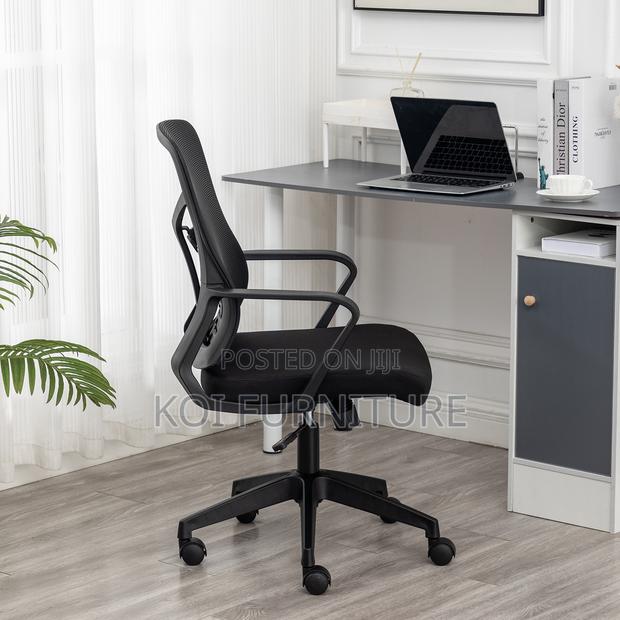 Office Chair : Mid-Back Ergonomic Mesh Office Chair - thumbnail 2