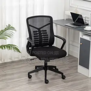 Office Chair : Mid-Back Ergonomic Mesh Office Chair