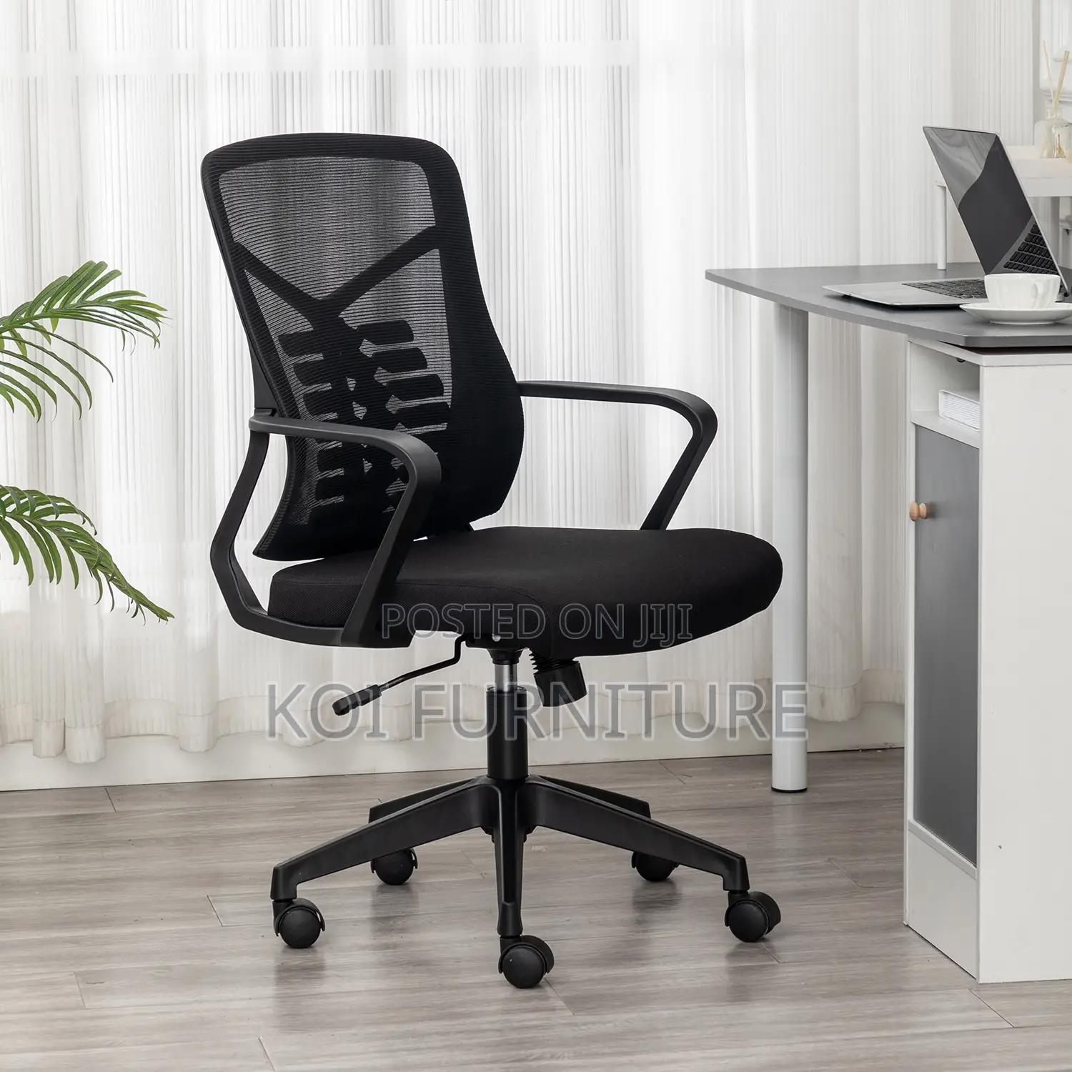 Office Chair : Mid-Back Ergonomic Mesh Office Chair