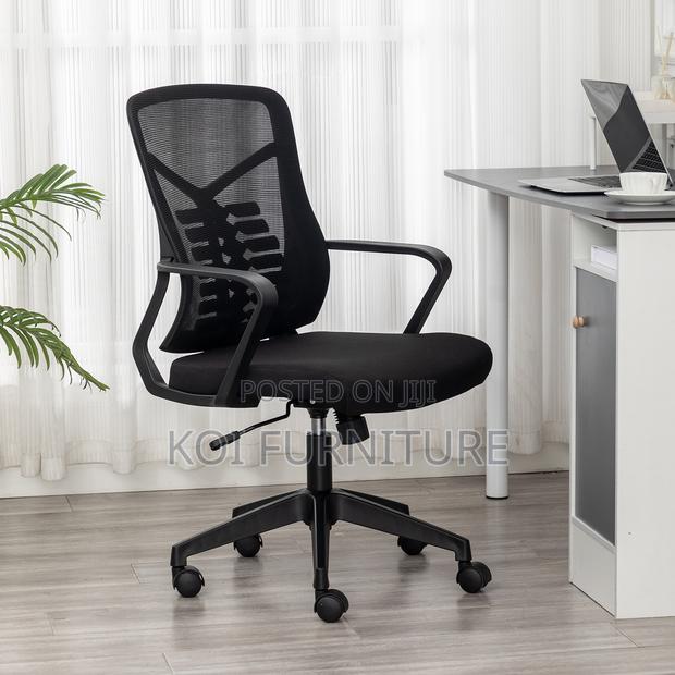 Office Chair : Mid-Back Ergonomic Mesh Office Chair - thumbnail 10