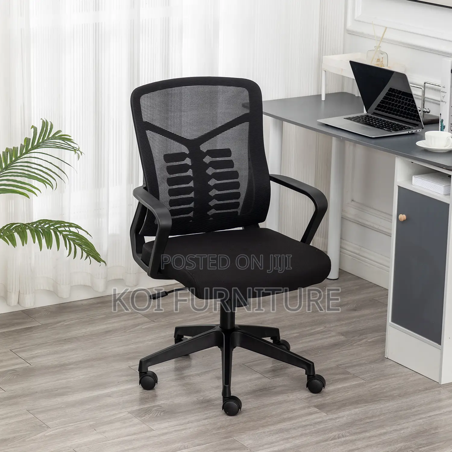 Office Chair : Mid-Back Ergonomic Mesh Office Chair