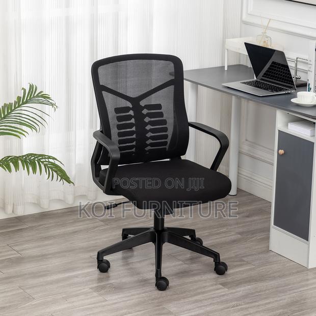 Office Chair : Mid-Back Ergonomic Mesh Office Chair - thumbnail 11