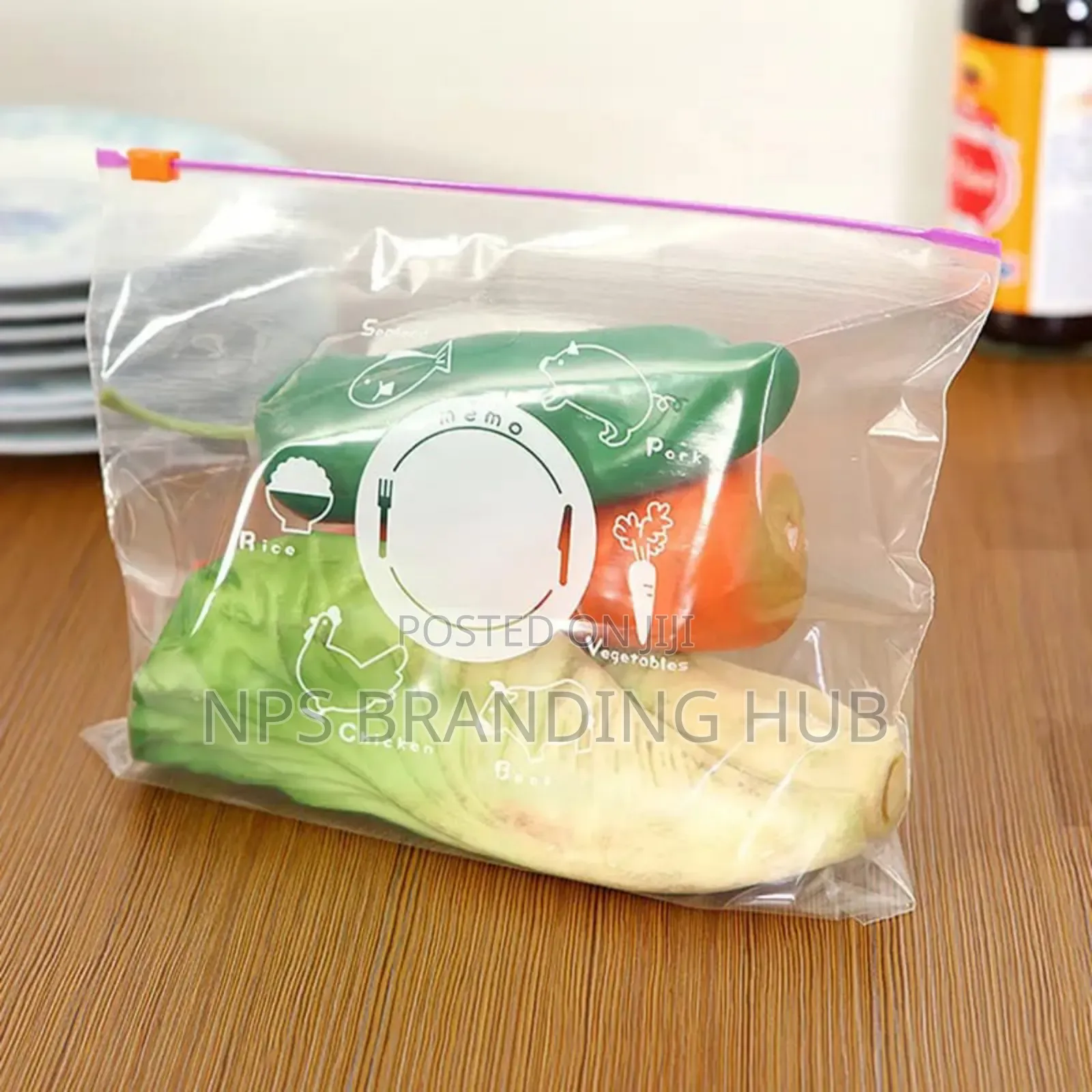 Reusable Ziplock Fridge Bags Set Of 20pcs 2kg Nm