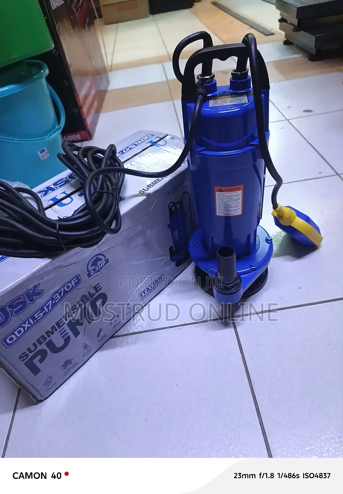 Usk 1hp Shallow Well Submersible Water Pump