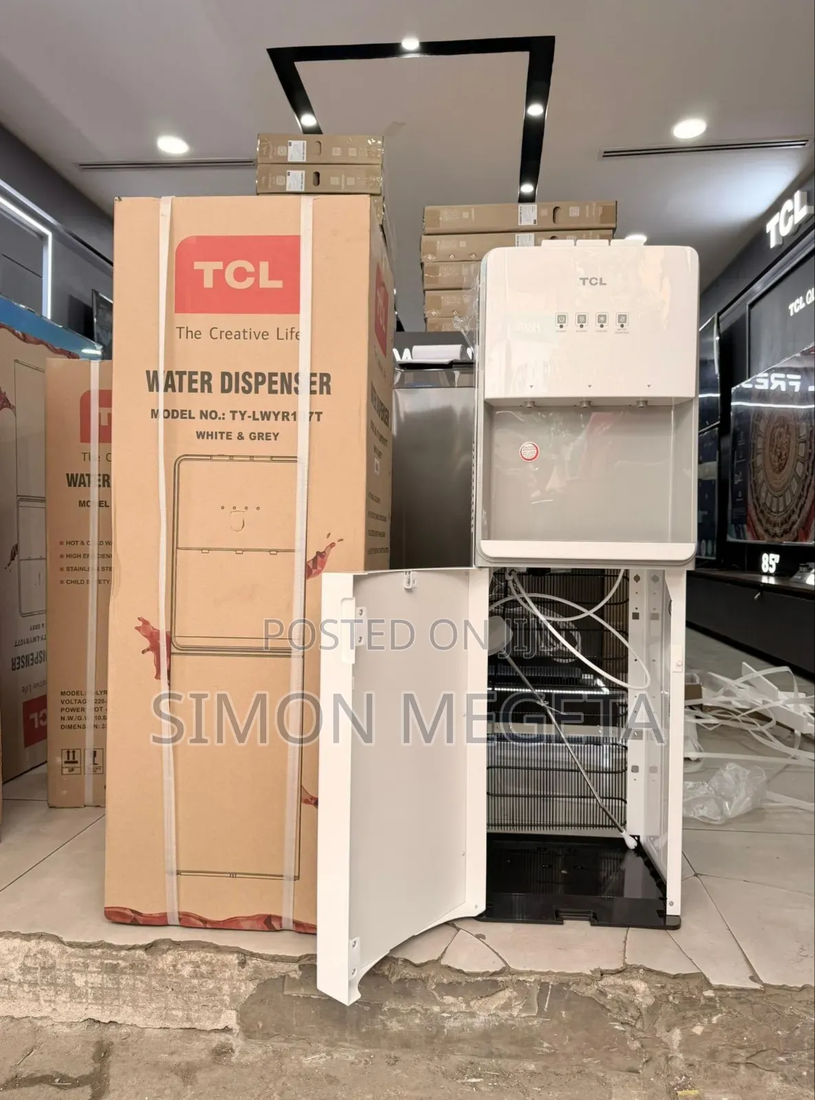 TCL R107t Water Dispenser Hot, Cold Room Temp With Child Safety Lock
