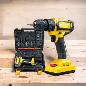 Overload Protection Cordless Drill With Drilling and Impact Functions