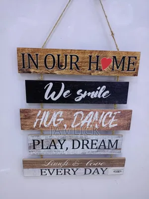 5-Layer Wooden Wall Hanging - Ev