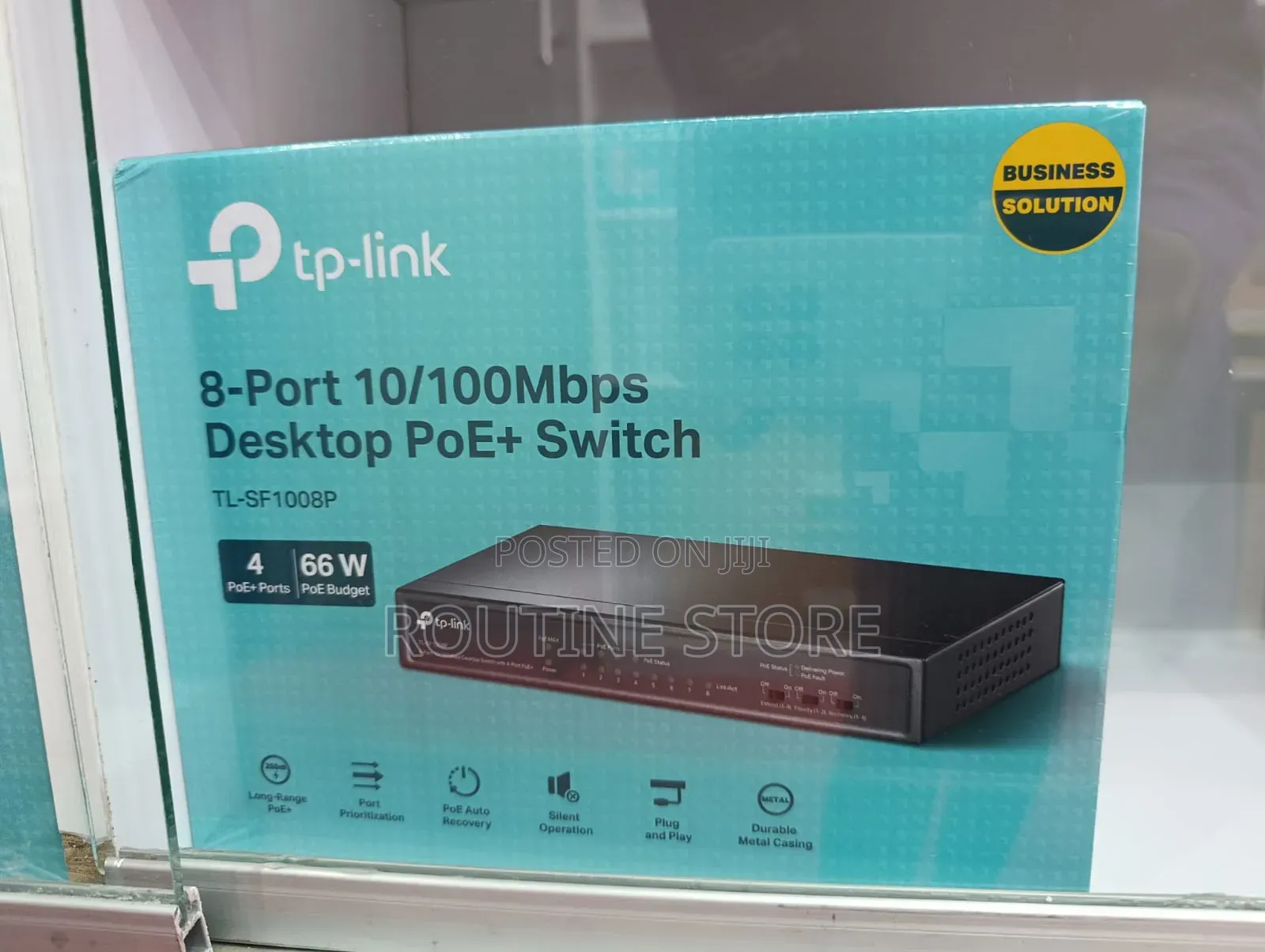 Tplink 8port Switch Tl-Sf1008p 66w 4port Poeand 4 Port Non Poe