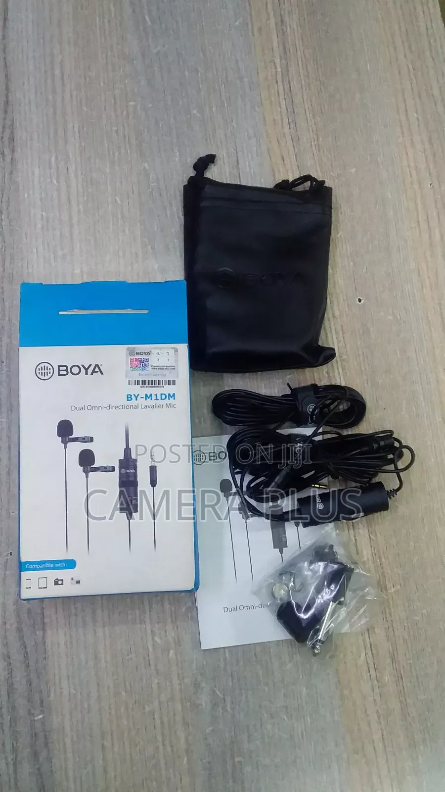 Boya Double Dual Lapel Microphone