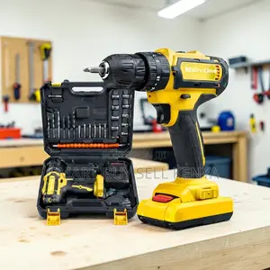 Cordless Drill With Drilling and Impact Functions With Durable Motor
