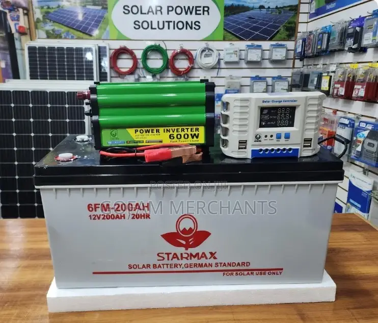 200ah Starmax Solar System Kit With 600w Inverter and 40 PWM