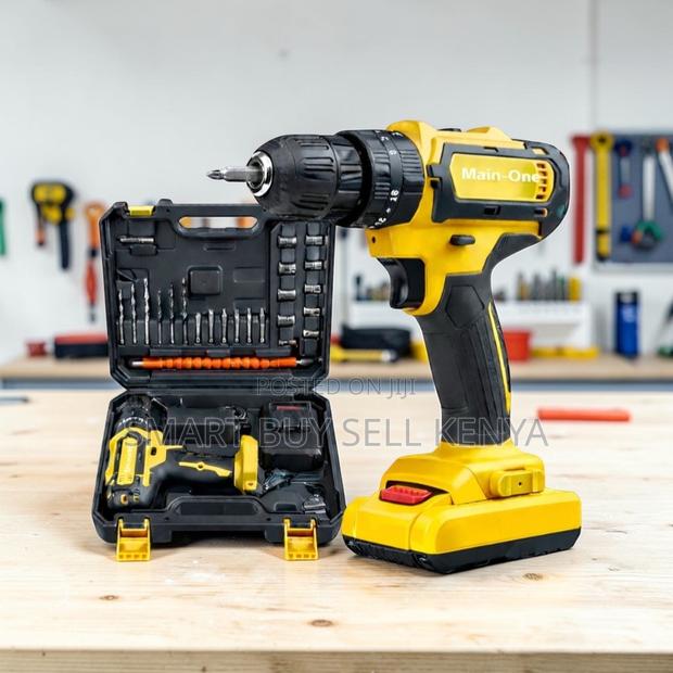 Fast Charging Support Cordless Drill With Drilling and Impact Function - main view