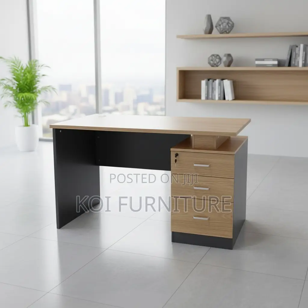 Office Desk : Modern 1400mm Executive Office Desk