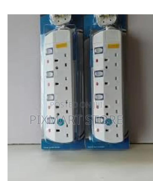 JSB 4 Way Extension Cable 3m Heavy Duty Power Strip - thumbnail 3