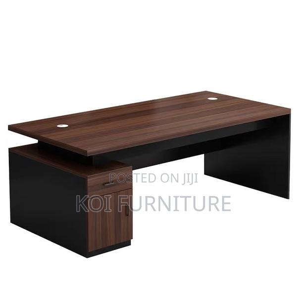 Office Desk : 1.4m Modern Wooden Executive Office Desk - thumbnail 2