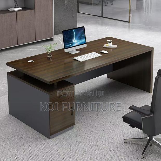 Office Desk : 1.4m Modern Wooden Executive Office Desk - thumbnail 6