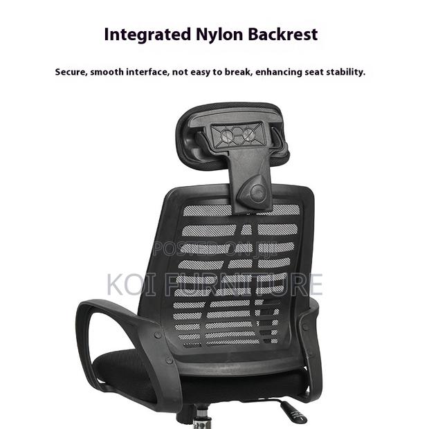 Office Chair : Ergonomic Head Rest Office Chair - thumbnail 3