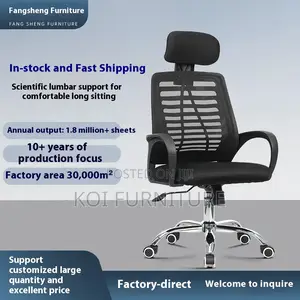 Office Chair : Ergonomic Head Rest Office Chair