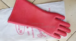 12kv High-Voltage Insulated Rubber Gloves. (Electrical Gloves)
