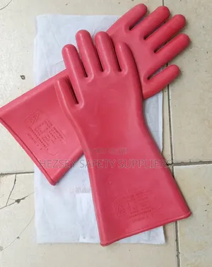 12kv High-Voltage Insulated Rubber Gloves. (Electrical Gloves)
