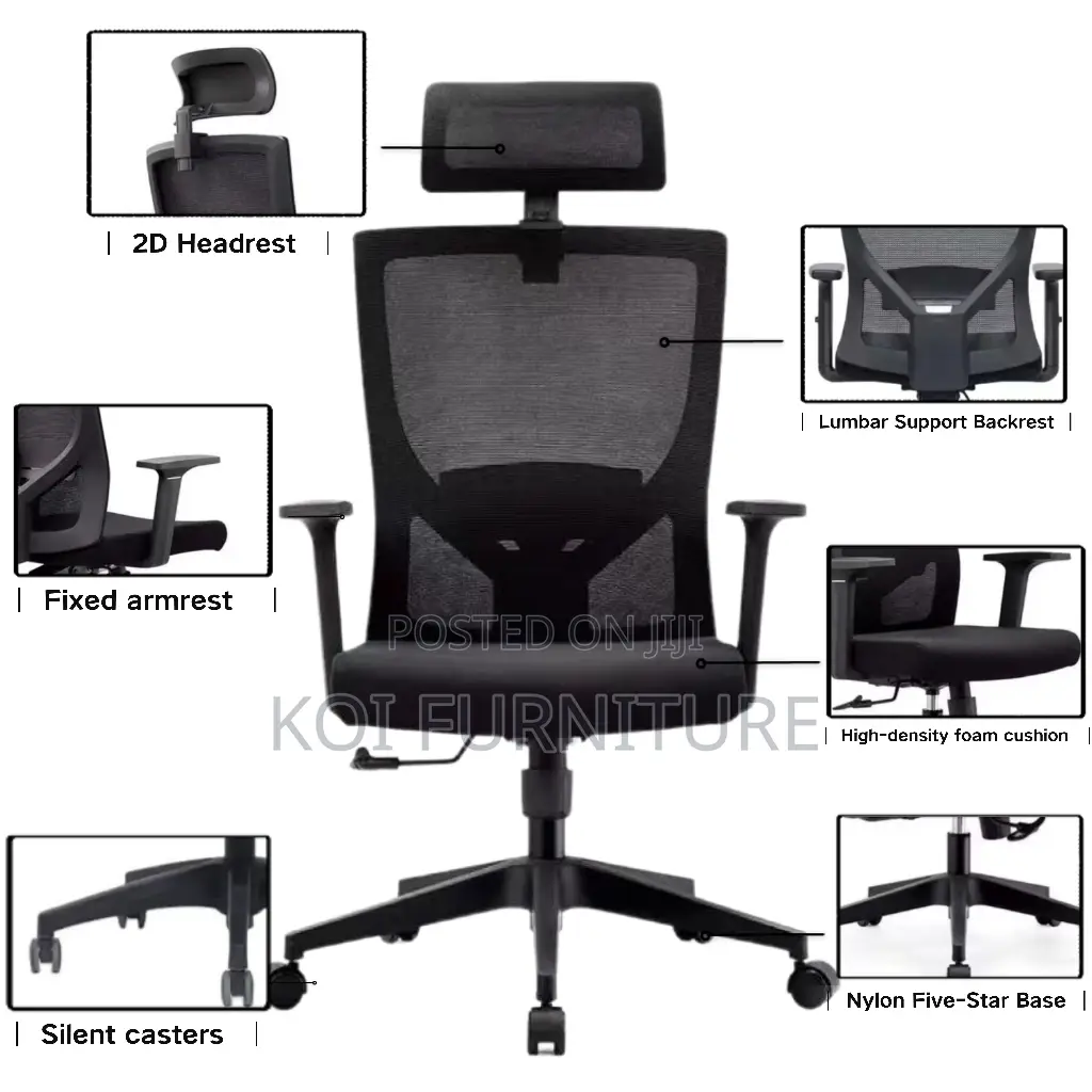 Office Chair : Nexus-High Back Office Chair