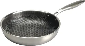 Honeycomb Stainless Steel Frying Pan 28cm / Frying Pan 28cm