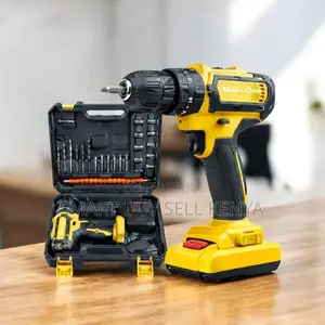 Rechargeable Battery Cordless Drill With Drilling and Impact Functions