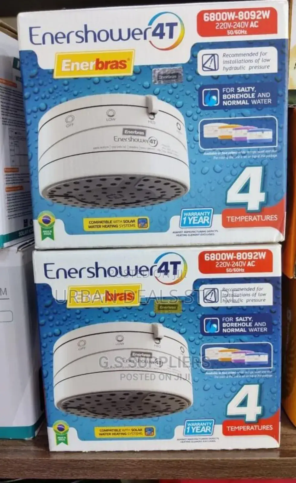Enershower 4t Shower 6800w