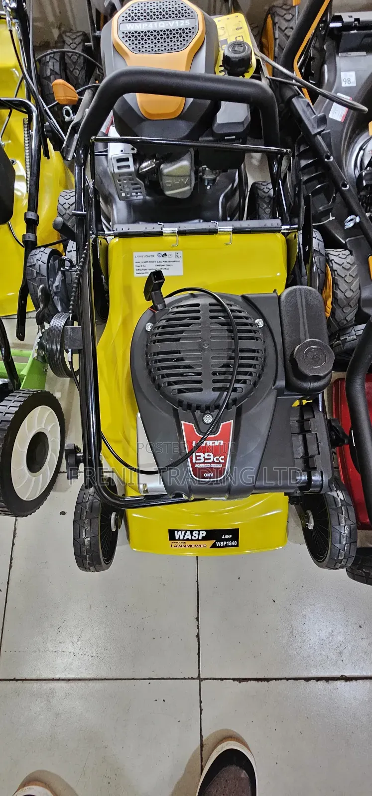 Wasp 139cc Petrol Lawn Mower.