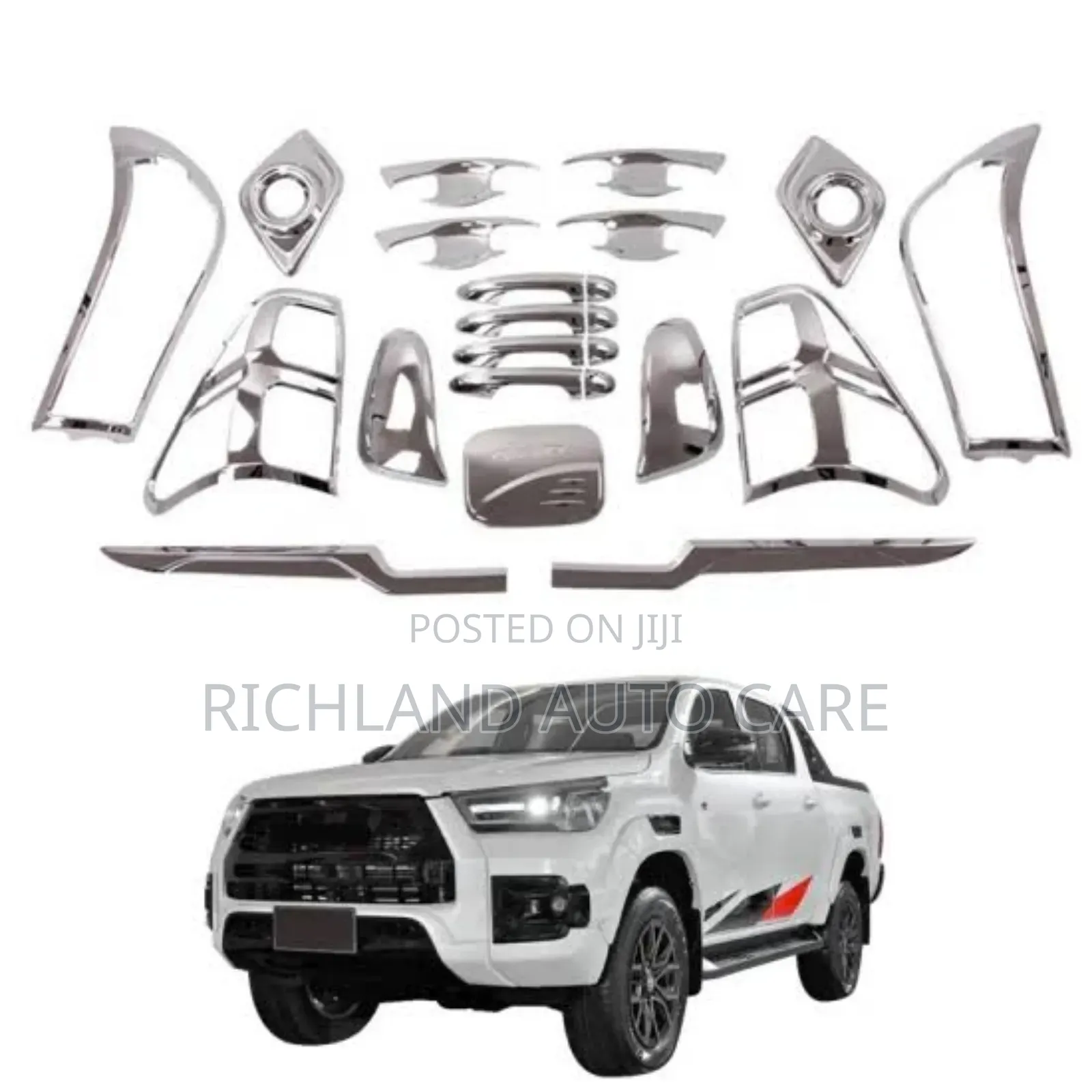 Full Chrome Kit Hilux Revo