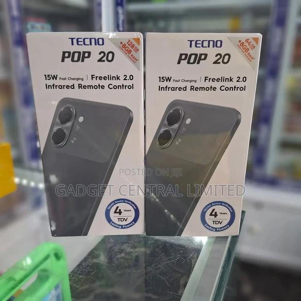 New Tecno Pop 20 64 GB Black