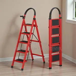 Foldable 5 Step Ladder Stepladder Ideal for Indoor and Outdoor Use