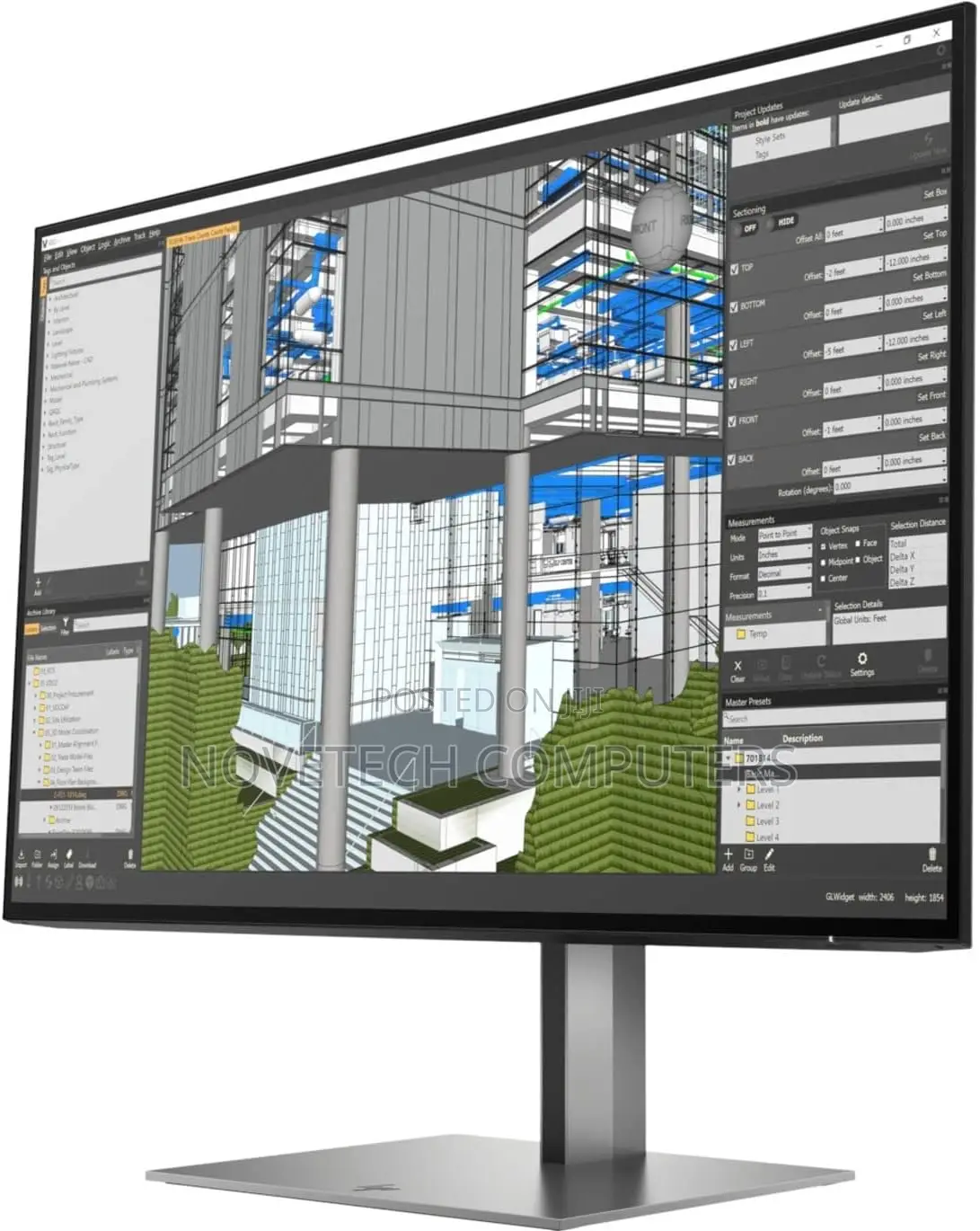 Hp Z24n G3 24 Wuxga Led Lcd Monitor Silver