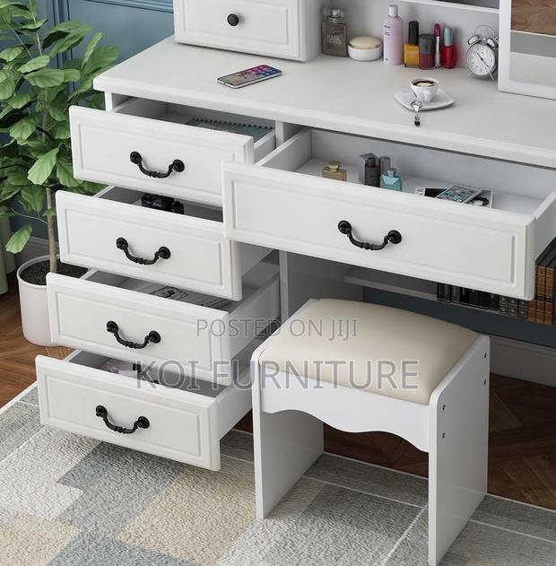Vanity Set : Modern Vanity Dressing Table With Led Lighting - thumbnail 6