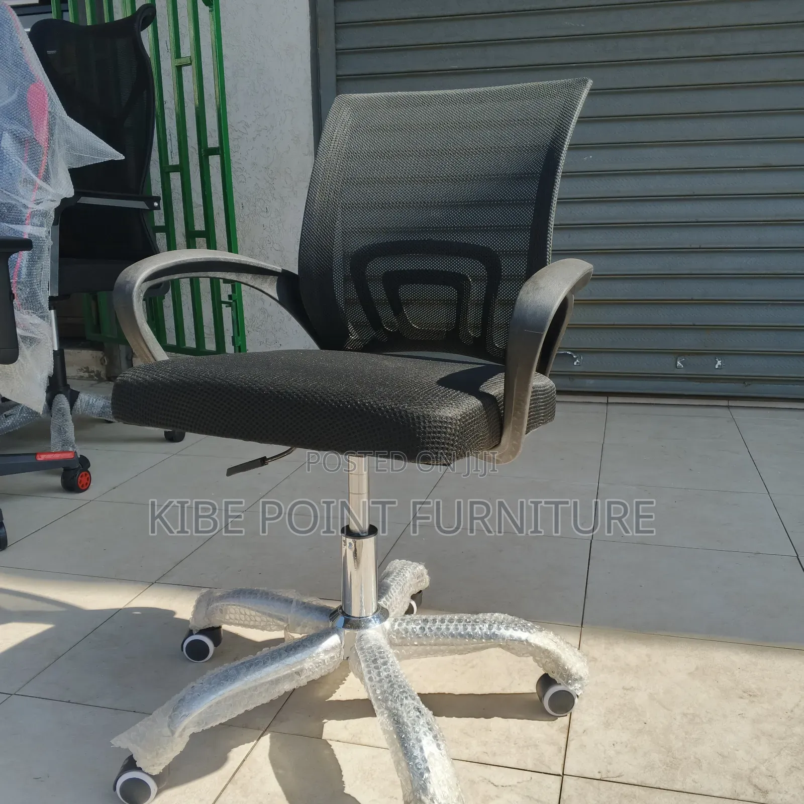 Black Mesh Chair