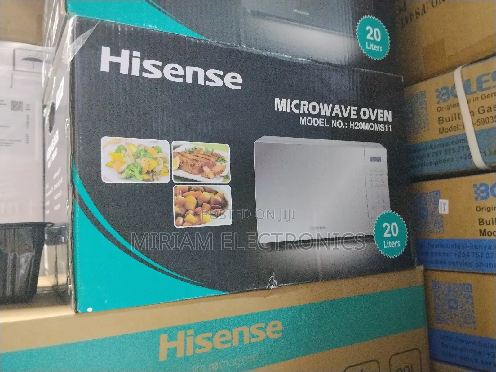Hisense H20moms11 20l Digital Microwave (Silver)