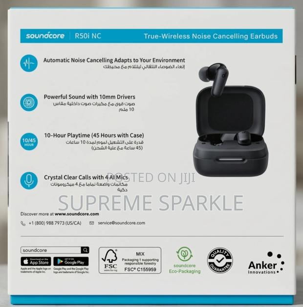 Anker Soundcore R50i Nc Wireless Earbuds. - thumbnail 2