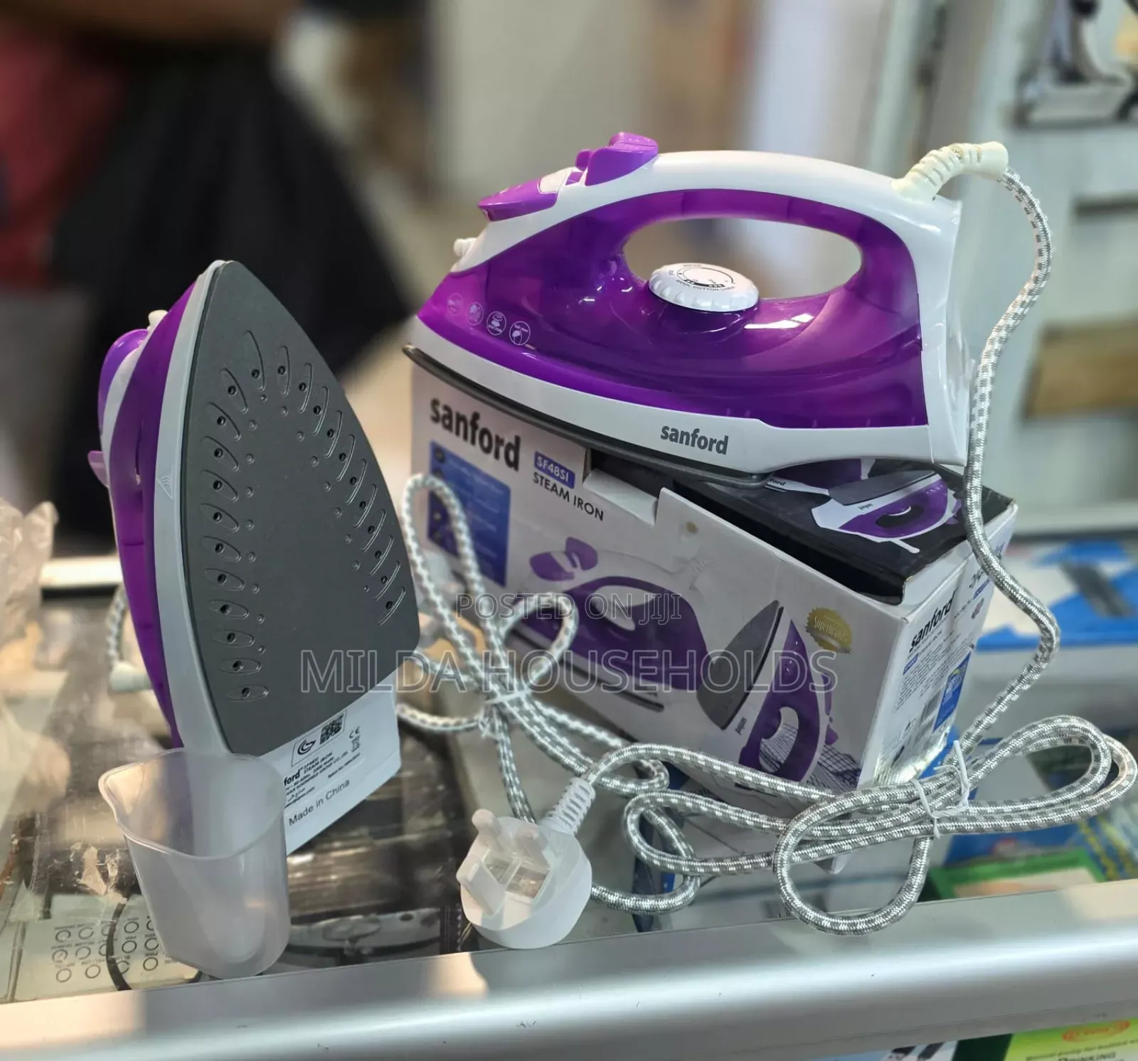 Sanford Steam Iron Box 
Spray Steam Boost